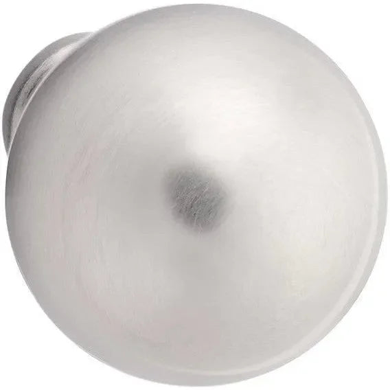 Baldwin Estate Spherical Knob 1.25" in Satin Nickel finish