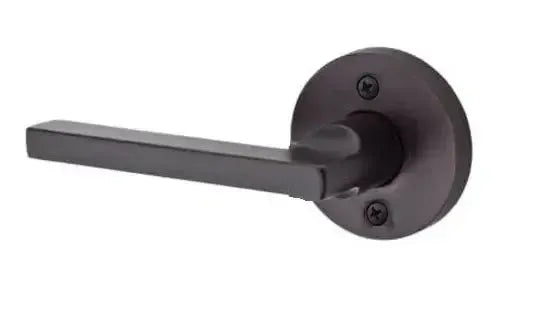 Baldwin ReserveBaldwin Square Lever with Contemporary Round Rosette in 
