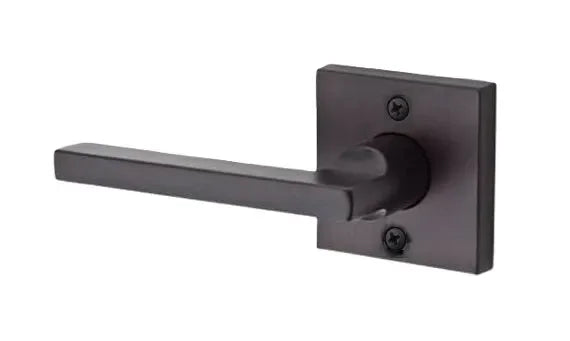 Baldwin Square Lever with Contemporary Square Rosette Venetian Bronze