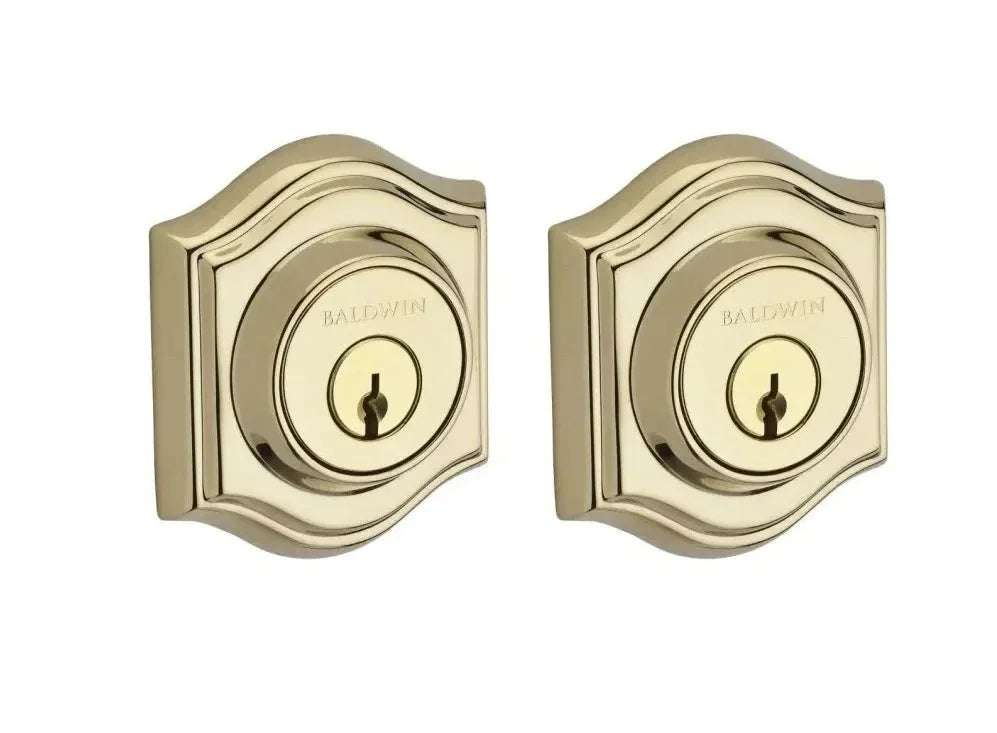 Baldwin Traditional Arch Deadbolt Lifetime Polished Brass