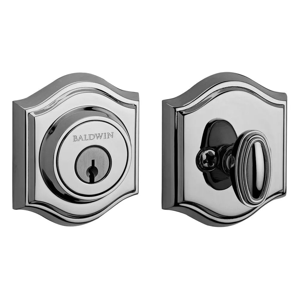 Baldwin Traditional Arch Deadbolt Polished Chrome