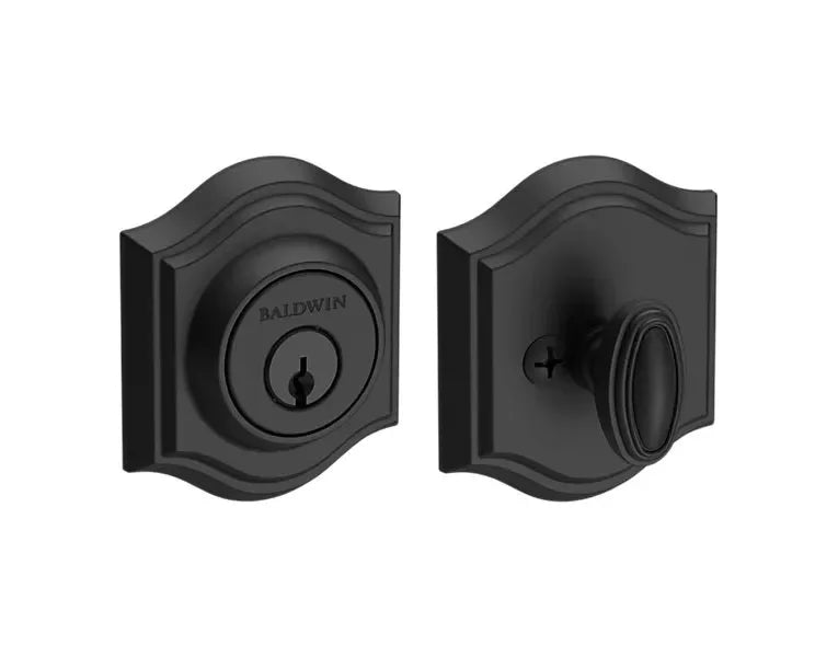 Baldwin Traditional Arch Deadbolt Satin Black