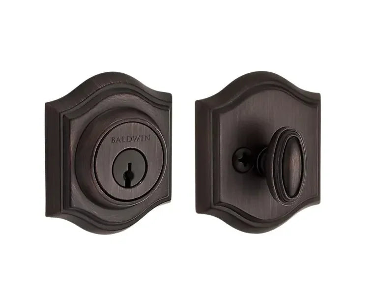 Baldwin Traditional Arch Deadbolt Venetian Bronze
