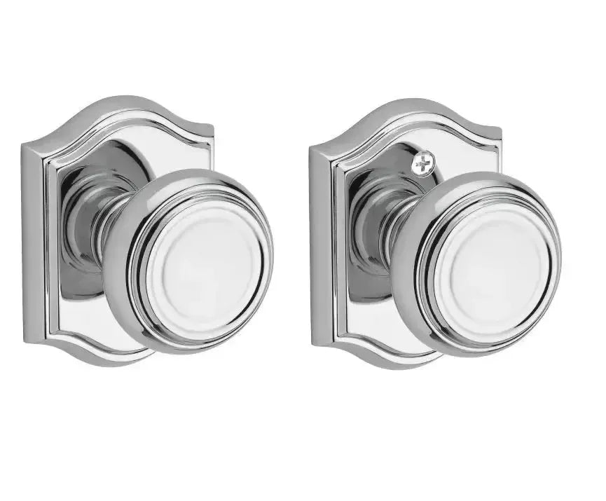 Baldwin ReserveBaldwin Traditional Knob with Traditional Arch Rosette in 