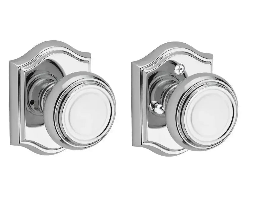 Baldwin ReserveBaldwin Traditional Knob with Traditional Arch Rosette in 