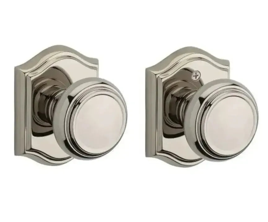 Baldwin ReserveBaldwin Traditional Knob with Traditional Arch Rosette in 