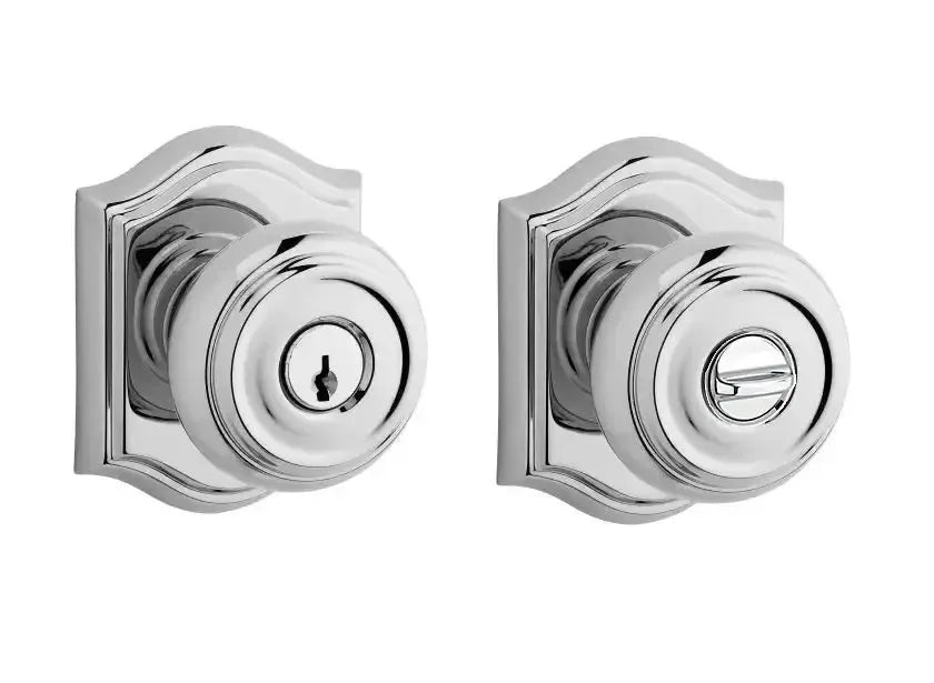 Baldwin ReserveBaldwin Traditional Knob with Traditional Arch Rosette in 