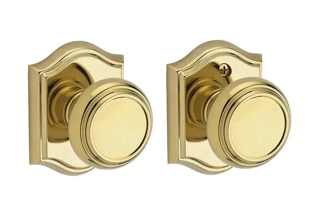 Baldwin ReserveBaldwin Traditional Knob with Traditional Arch Rosette in 