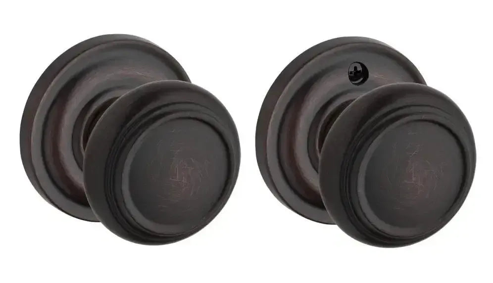 Baldwin ReserveBaldwin Traditional Knob with Traditional Round Rosette in 