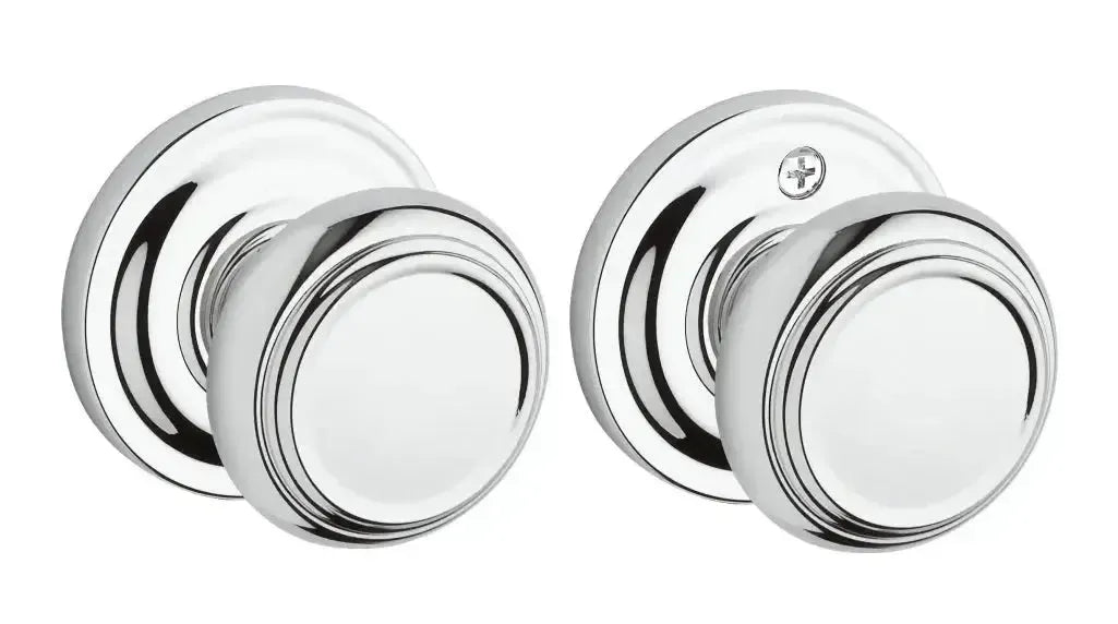 Baldwin ReserveBaldwin Traditional Knob with Traditional Round Rosette in 