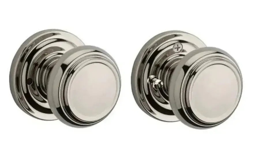 Baldwin ReserveBaldwin Traditional Knob with Traditional Round Rosette in 