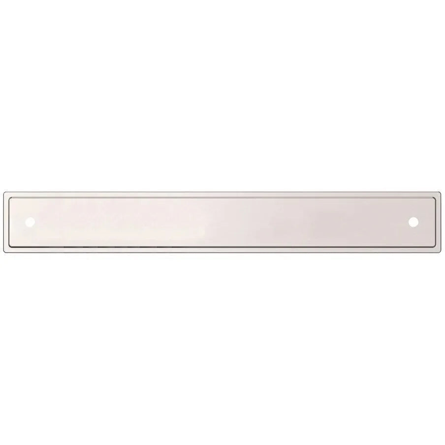 Baldwin Estate Transitional Back Plate 6" in Lifetime Polished Nickel finish