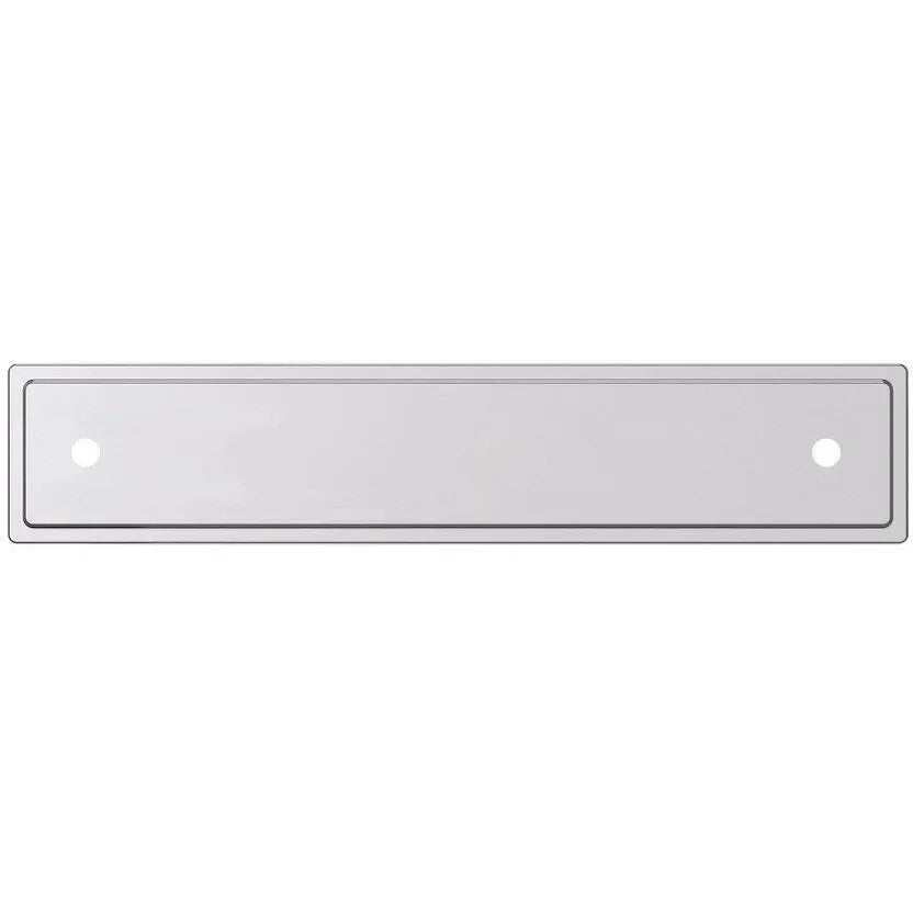 Baldwin Estate Transitional Back Plate 4" in Polished Chrome finish