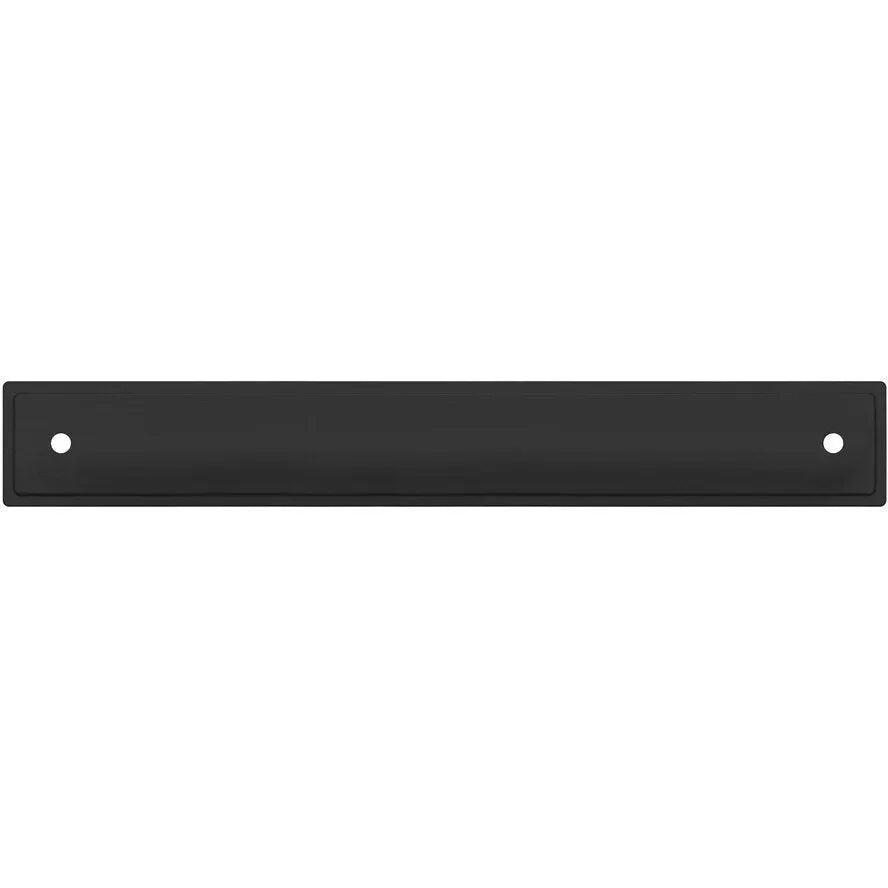 Baldwin Estate Transitional Back Plate 6" in Satin Black finish
