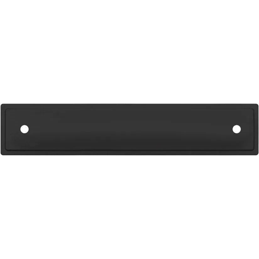 Baldwin Estate Transitional Back Plate 4" in Satin Black finish