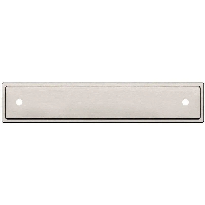 Baldwin Estate Transitional Back Plate 4" in Satin Nickel finish