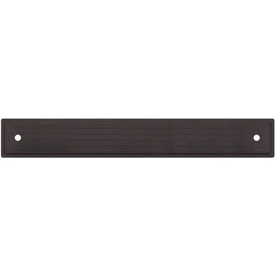 Baldwin Estate Transitional Back Plate 6" in Venetian Bronze finish