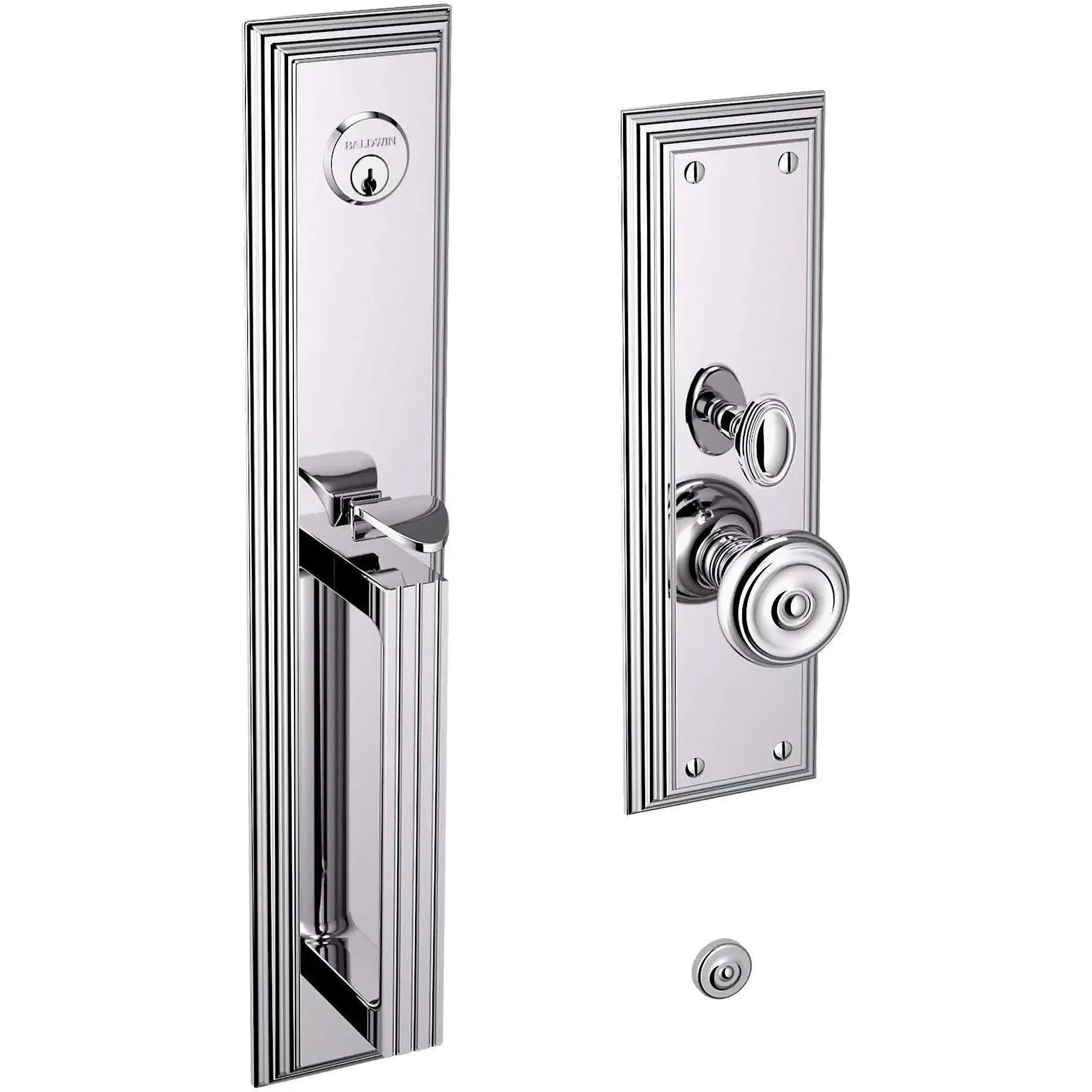 Baldwin EstateBaldwin Tremont Mortise Handleset Entrance Trim with Interior 5020 Knob in 