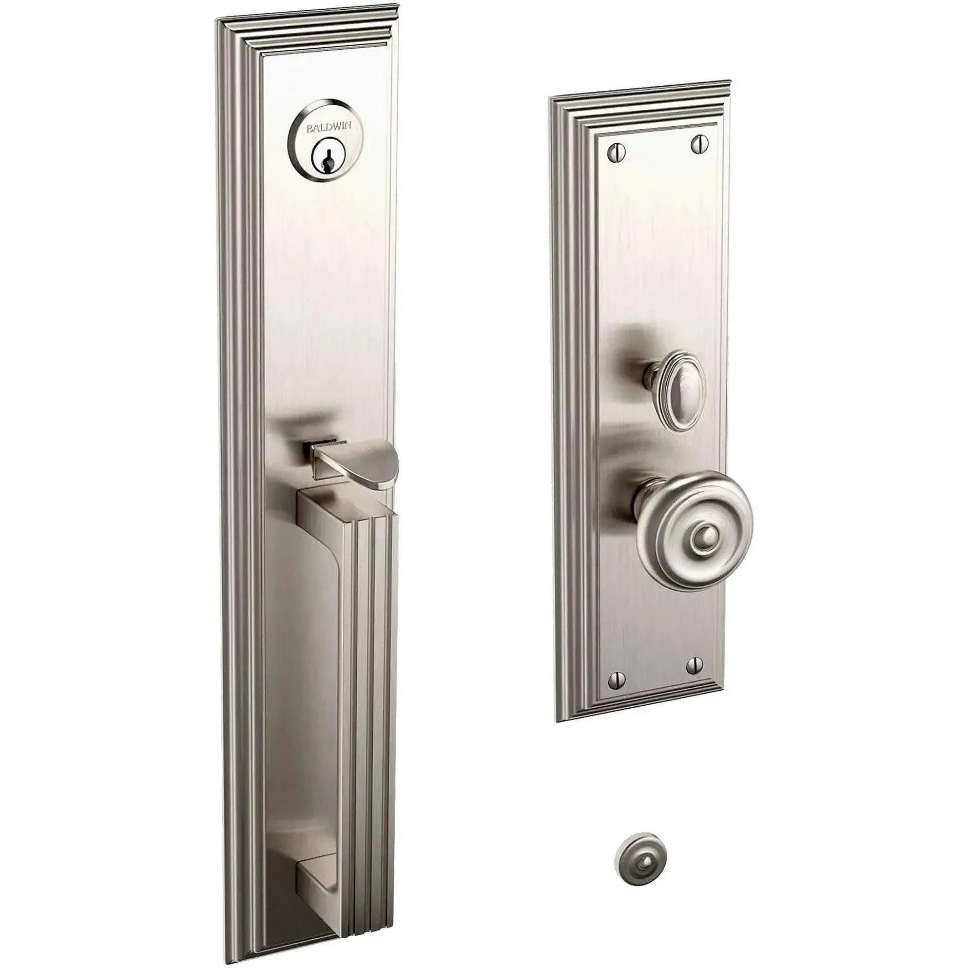 Baldwin EstateBaldwin Tremont Mortise Handleset Entrance Trim with Interior 5020 Knob in 
