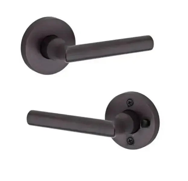 Baldwin ReserveBaldwin Tube Lever with Contemporary Round Rosette in 