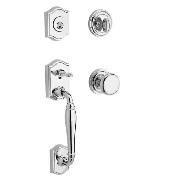 Baldwin ReserveBaldwin Westcliff Handleset with Interior Round Knob with Traditional Round Rosette in 