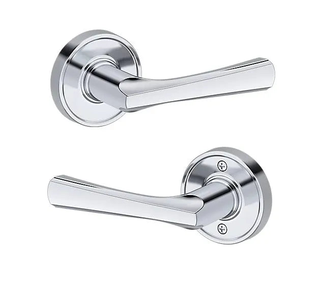 Baldwin Wyndcliff Lever with Recessed Round Rosette in Polished Chrome finish