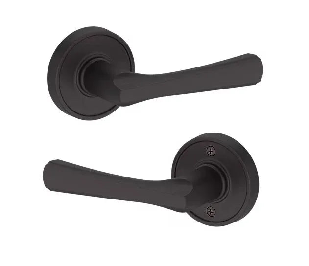 Baldwin Wyndcliff Lever with Recessed Round Rosette in Venetian Bronze finish