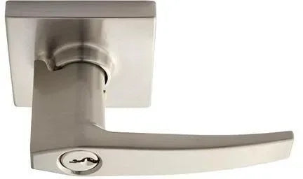 Better Home Products Bayview Keyed Entry Lever in Satin Nickel finish