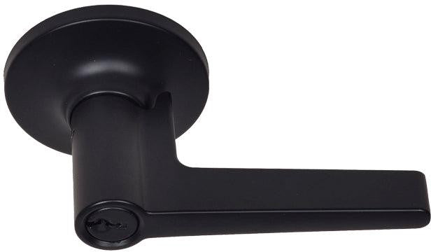 Better Home Products Dillon Beach Entry Lever in Black finish