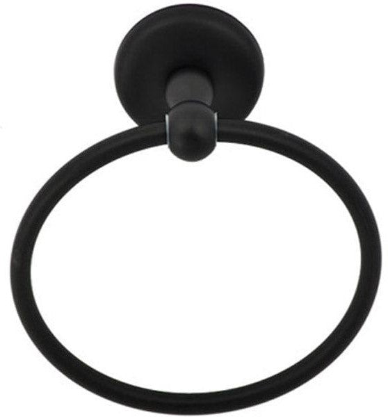 Better Home Products Noe Valley Towel Ring in Black finish