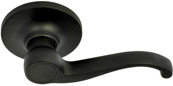 Better Home Products Pacific Heights Passage Lever in Black finish