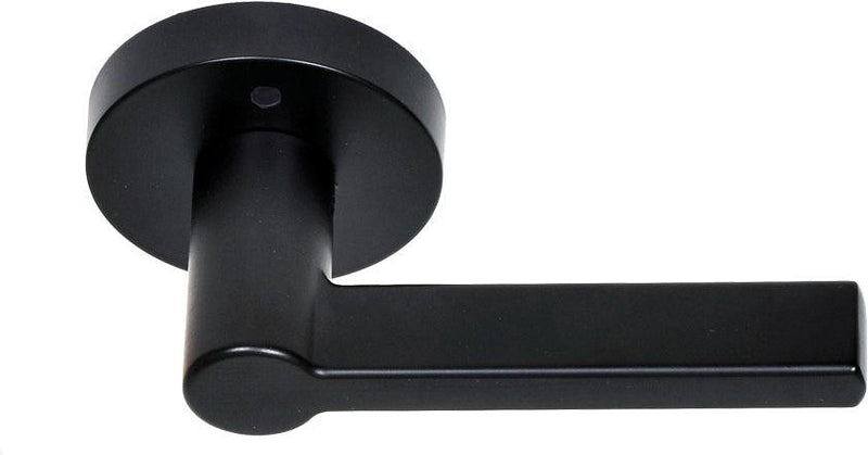 Better Home Products Rockaway Beach Privacy Lever in Black finish