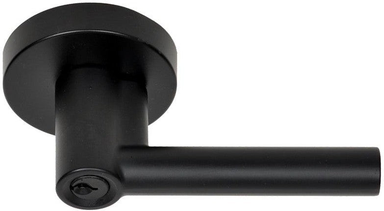 Better Home Products Stinson Beach Entry Lever in Black finish