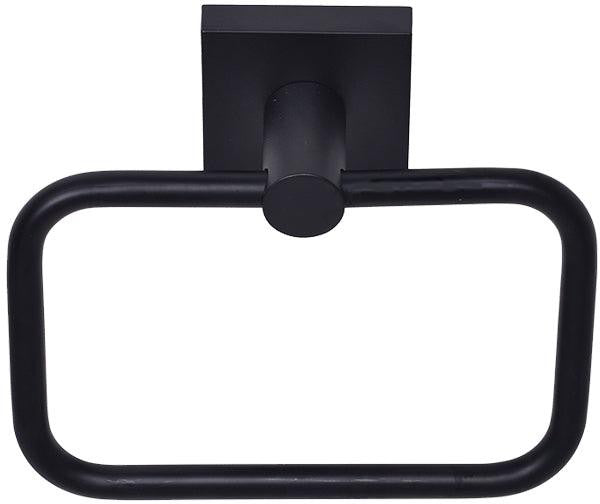 Better Home Products Tiburon Towel Ring in Black finish