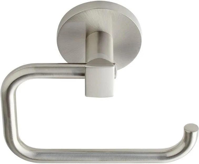 The Better Home Products Boardwalk Euro Paper Holder in Satin Nickel finish