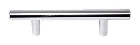 The Better Home Products Skyline Solid Bar Pull 3" C-to-C in Chrome finish