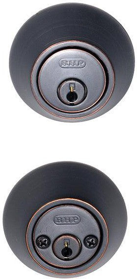 Better Home Products Double Cylinder Deadbolt in Dark Bronze finish