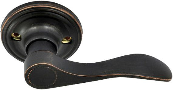 Better Home Products Lombard Half Dummy Lever in Dark Bronze finish