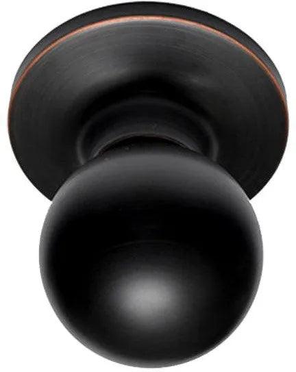 Better Home Products Marina Ball Passage Knob in Dark Bronze finish