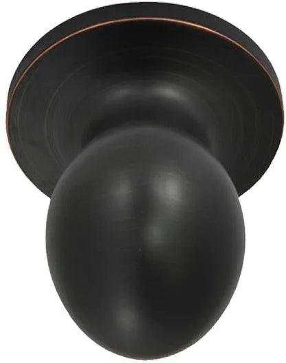 Better Home Products Miraloma Park Passage Egg Knob in Dark Bronze finish