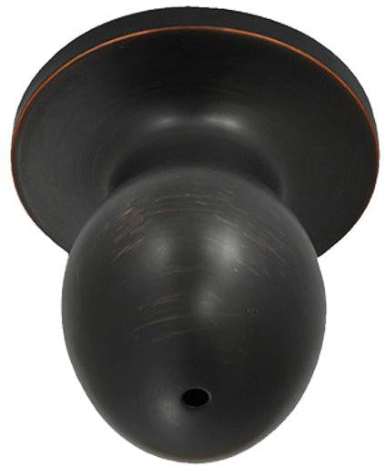 Better Home Products Miraloma Park Privacy Egg Knob in Dark Bronze finish