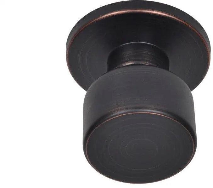 Better Home Products Mission Bell Passage Knob in Dark Bronze finish