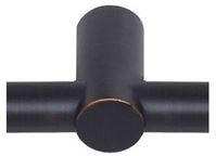 Better Home Products Stinson Beach Solid T Bar Pull in Dark Bronze finish