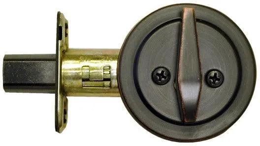 Better Home Products UL Keyless/One-Sided Deadbolt in Dark Bronze finish