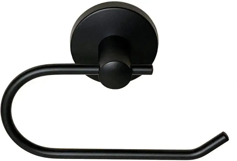 Better Home Products Fisherman's Wharf Euro Paper Holder in Matte Black finish