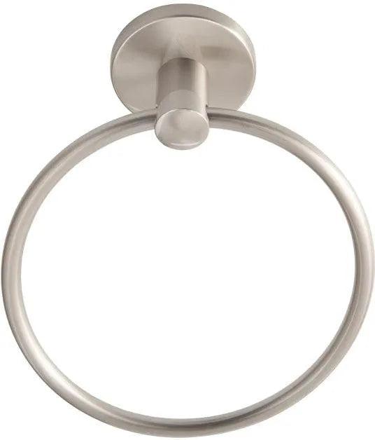 Better Home Products Fisherman'S Wharf Towel Ring in Satin Nickel finish