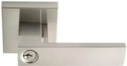 Better Home Products Forest Hill Keyed Entry Lever in Satin Nickel finish