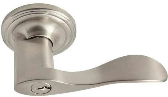 Better Home Products Lombard Entry Lever in Satin Nickel finish