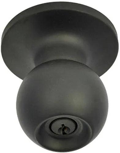 Better Home Products Marina Ball Entry Knob Black