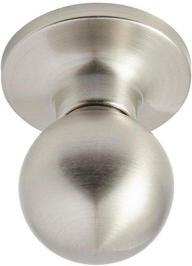 The Better Home Products Marina Ball Passage Knob in Black finish